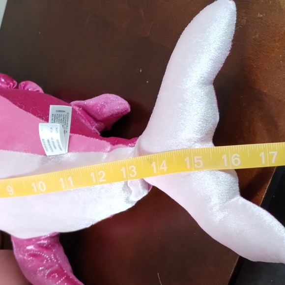 ✓Aurora Destination Nation Boutique - 16" Sparkle Pink Dolphin Plush - Picture 15 of 16